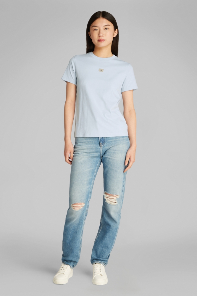 WOVEN LABEL REGULAR J20J225243 NIAGARA MIST